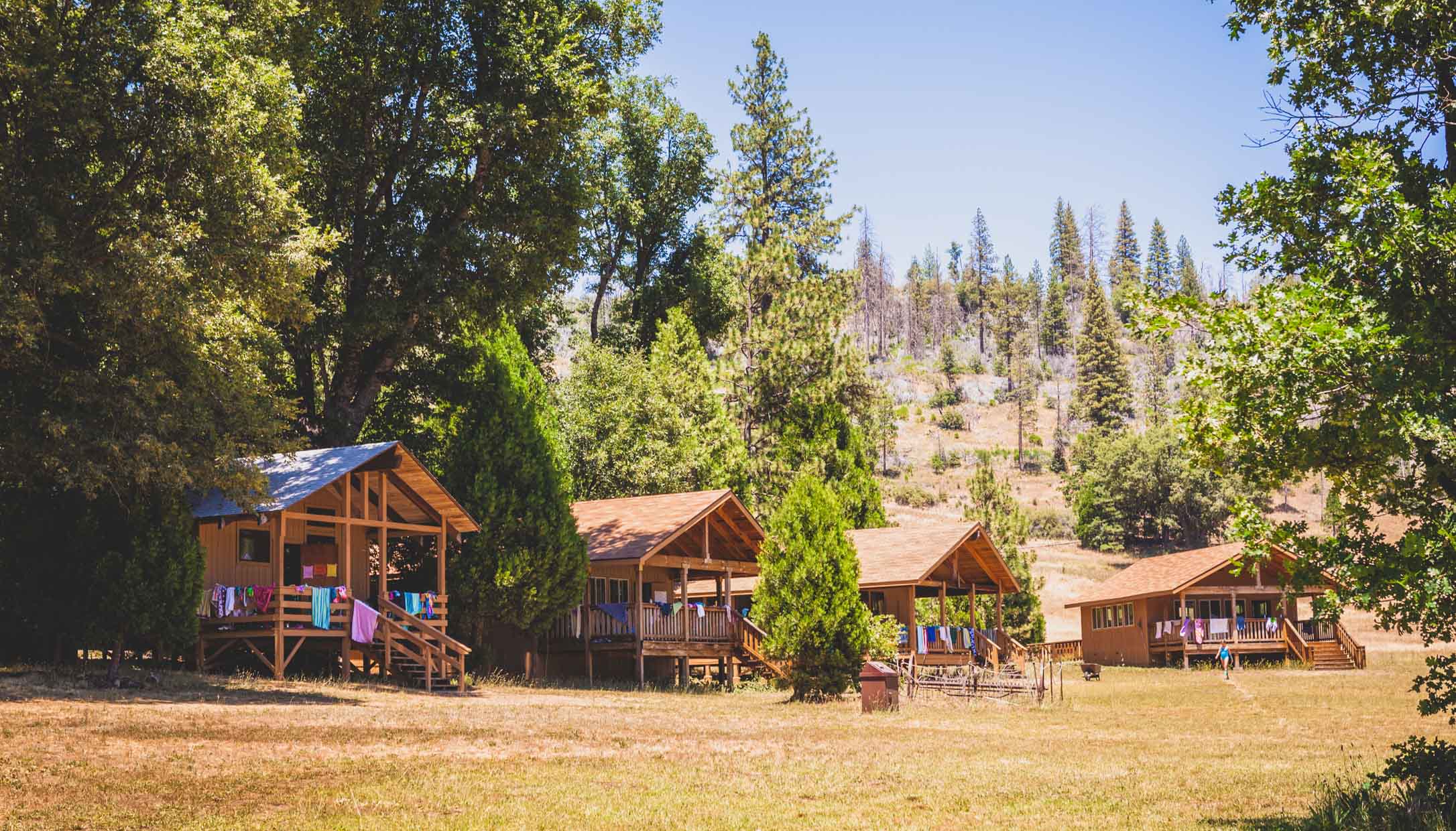 Cabins at camp