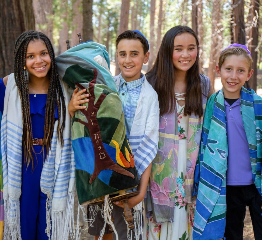 Teens at a bar mitzvah