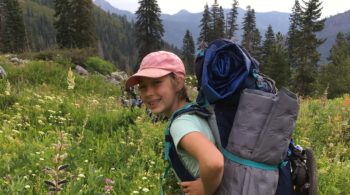 Teen hiking on the Women of the Wild quest