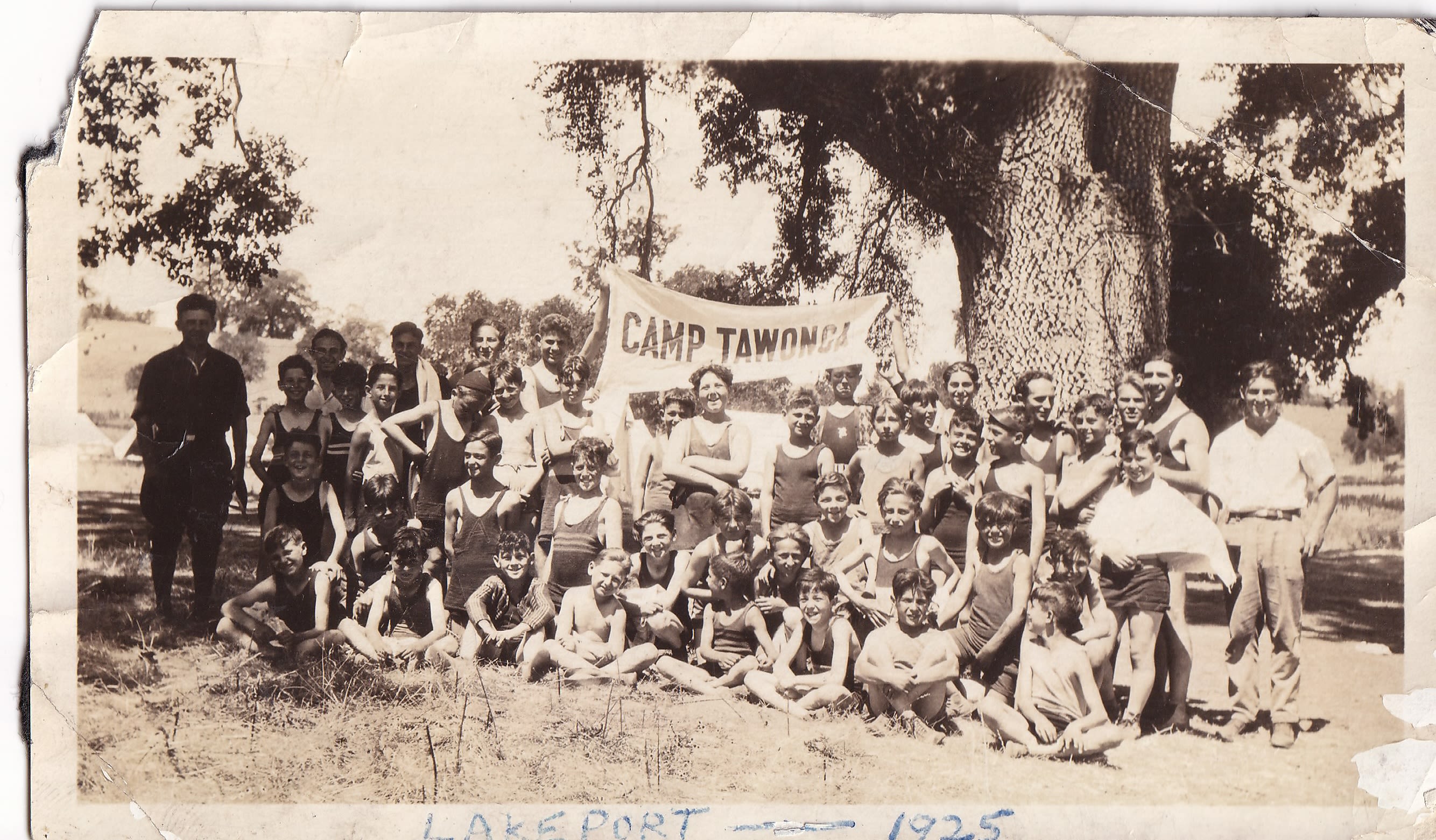 Camp Tawonga group photo, 1927